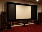 Нота+: ДК на базе АС Pro Ac; усилители и процессор ATI, DVD-проигрыватель Accustic Arts, видеопроектор Barco, экран Screen Research